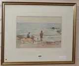 The Young Mariners by Robert Eadie, watercolour, sold Aug 2019