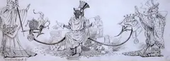 Temptation' Exhibited by George Cruikshank, ink, sold Jul 2019