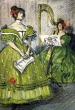 Illustration for Pall Mall Gazette, 16 x 11.5in., unframed by Edmund Joseph Sullivan, ink and watercolour, sold Jul 2019