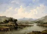 Untitled by Alfred Gomersal Vickers, oil on canvas, sold Jul 2019