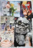 Original artwork in full colour, with acetate overlay, for Judge Dredd, issue number 24, March 20th by John Hicklenton, print (other), sold Jul 2019