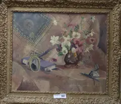 Flowers and Lustre by Francis Russell Flint, oil on canvas, sold Jul 2019