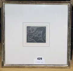 Wood engraving by Eric Gill, engraving, sold Jul 2019