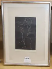Wood engraving by Eric Gill, engraving, sold Jul 2019