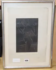 Wood engraving by Eric Gill, engraving, sold Jul 2019