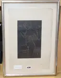 Wood engraving by Eric Gill, engraving, sold Jul 2019