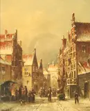 Untitled by Petrus Gerardus Vertin, oil on panel, sold Jun 2019