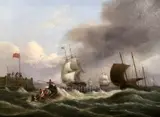 Untitled by Thomas Luny, oil on canvas, sold Jun 2019