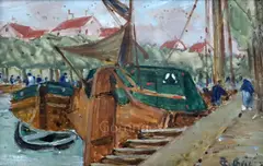 5 x 8.5in by James Guthrie, oil, sold Jun 2019
