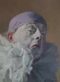7 x 5.5in by Armand Henrion, oil on wood, sold Jun 2019