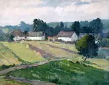 Untitled by Gavriil Malish, 1937, oil on canvas, sold Jun 2019