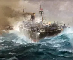 Untitled by Charles E. Turner, oil on canvas, sold Jun 2019