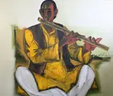 5in by B. Vithal, oil on canvas, sold Jun 2019