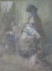Untitled by Peter Greenham, oil on canvas, sold Jun 2019