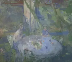 Untitled by Peter Greenham, oil on canvas, sold Jun 2019