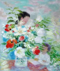 Untitled by Le Pho, oil on canvas, offered Jun 2019