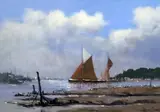 5 x 13.5in by Brian J Jones, oil on canvas, offered Jun 2019