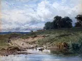 Untitled by Harold Sutton Palmer, 1877, watercolour, sold Jun 2019