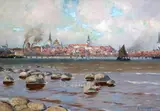 Formerly Reval by Andrei Afanasievich Egorov, gouache on paper, sold Jun 2019
