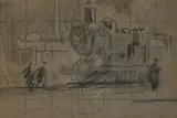 Untitled by Frank Brangwyn, pencil, sold Jun 2019