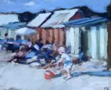 Untitled by Mark Rowbotham, watercolour and gouache on paper, offered Jun 2019