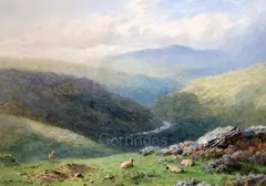 Untitled by Harold Sutton Palmer, 1872, watercolour, sold Jun 2019