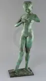 The Necklace by Bernard Sindall, 1988, bronze, sold Jun 2019
