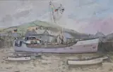 Untitled by Hugh Boycott-Brown, oil on board, offered Jun 2019