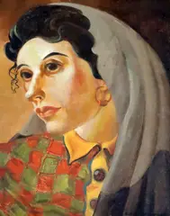 Untitled by Rudolf Haybrook, oil on board, sold Jun 2019