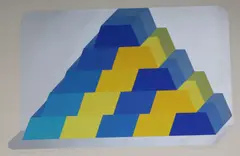 Ziggurat 6 by Joe Tilson, 1966, screenprint, sold Jun 2019