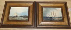 Entering Newhaven by Robert Moore, oil on panel, sold Jun 2019