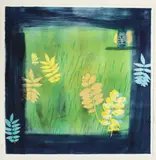 Herbst Laub' a Scene of Autumnal Foliage by Heidi König, Mixed Media, offered Aug 2020