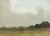 Nr Ludlam by Albert Ernest Bottomley, Mixed Media, offered Aug 2020