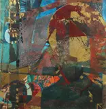 Mediaeval Landscape by Alison Milner-Gulland, Mixed Media, sold Aug 2020