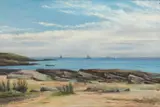 On the Shore, Crail by T.R. Milligan, Oil on Canvas, offered Aug 2020