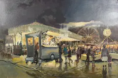 British by Tom Brown, Oil on Canvas, sold Aug 2020