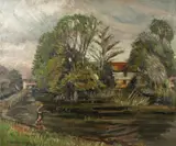 The Mill by Karl Hagedorn, Oil on Canvas, offered Aug 2020