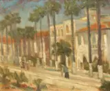 British by Frederick Gore, Oil on Board, sold Aug 2020