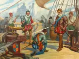 British by Thomas Heath Robinson, 1952, Oil on Canvas, Monogrammed and, offered Aug 2020