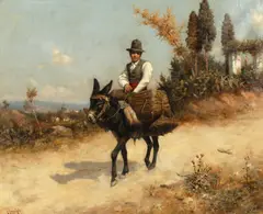 Spanish by Guillermo Gómez Gil, Oil on Canvas, sold Aug 2020