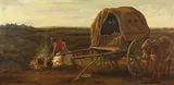 From Village to Village by Henry Garland, Oil on Canvas, sold Aug 2020