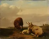 Belgium by Daniël-Adolphe Roberts-Jones, Oil on Mahogany Panel, offered Aug 2020