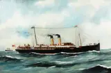 The ST. Petersburg by Alfred J. Jansen, Oil on Canvas, offered Aug 2020