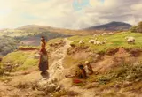 British by James Thomas Linnell, 1857, Oil on Canvas, offered Aug 2020