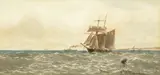 Off the River Tyne by William Thomas Nicholas Boyce, 1905, Watercolour, offered Aug 2020