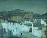 Moonlight, Antequera, Spain by Albert Moulton Foweraker, Watercolour, sold Aug 2020