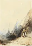 French by Louis Joseph Legall-Dutertre, Watercolour, sold Aug 2020