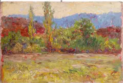 French gardenscapes, a pair by Wynford Dewhurst, sold Sep 2012