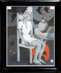 Boy seated on a chair by Albert Wainwright, sold Aug 2012
