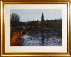 River view, Bath by John Mackie, sold Aug 2012